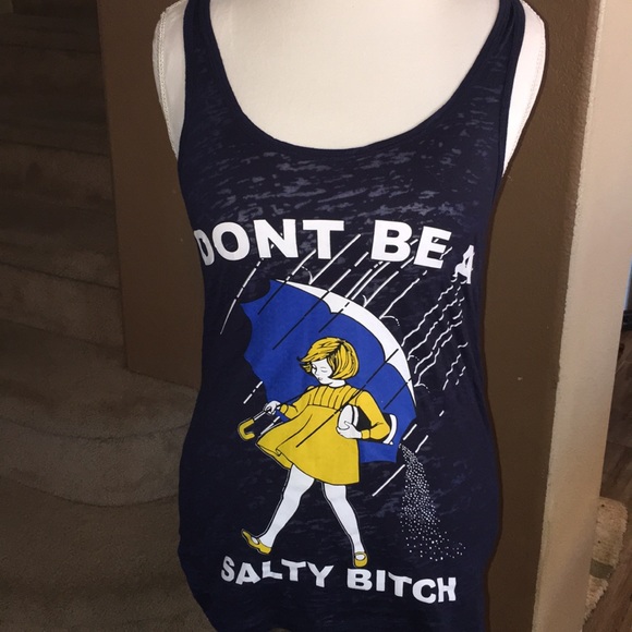 over the limit apparel Tops - Tank top don’t be a salty b*tch